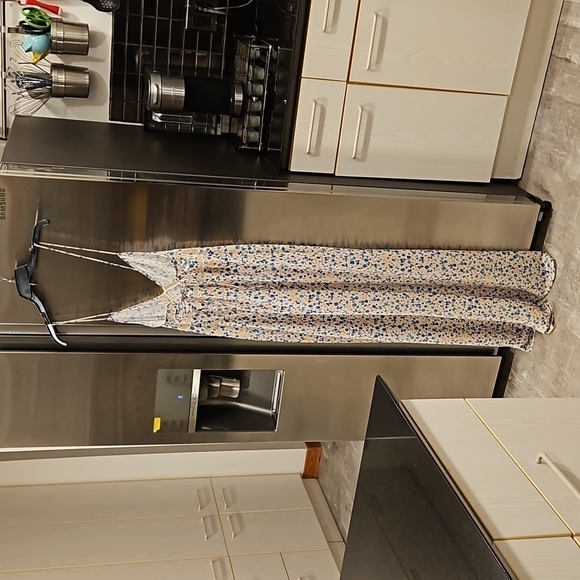 💕FAVORITE DAUGHTER💕 The Satin Blackberry Dress Poppy Floral Print XL NWT - Picture 10 of 17